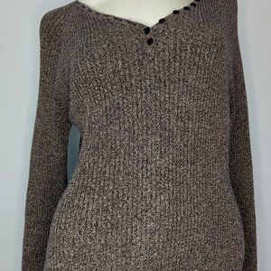Heathered Brown Sweater XL Reference Point GUC